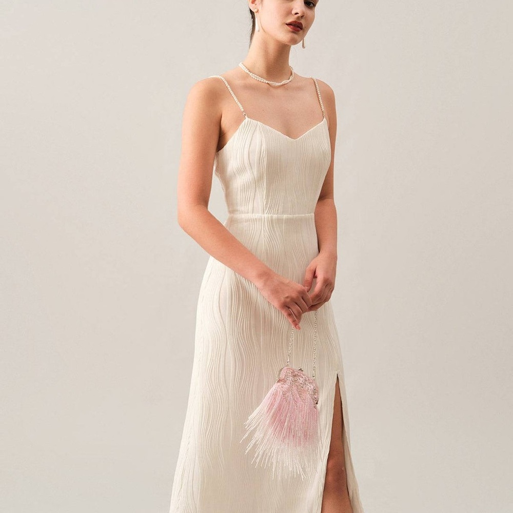 RIHOAS White Pleated Dress - Picture 3 of 3
